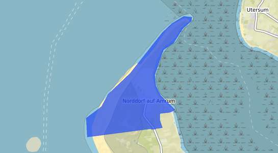Bodenrichtwertkarte Norddorf auf Amrum